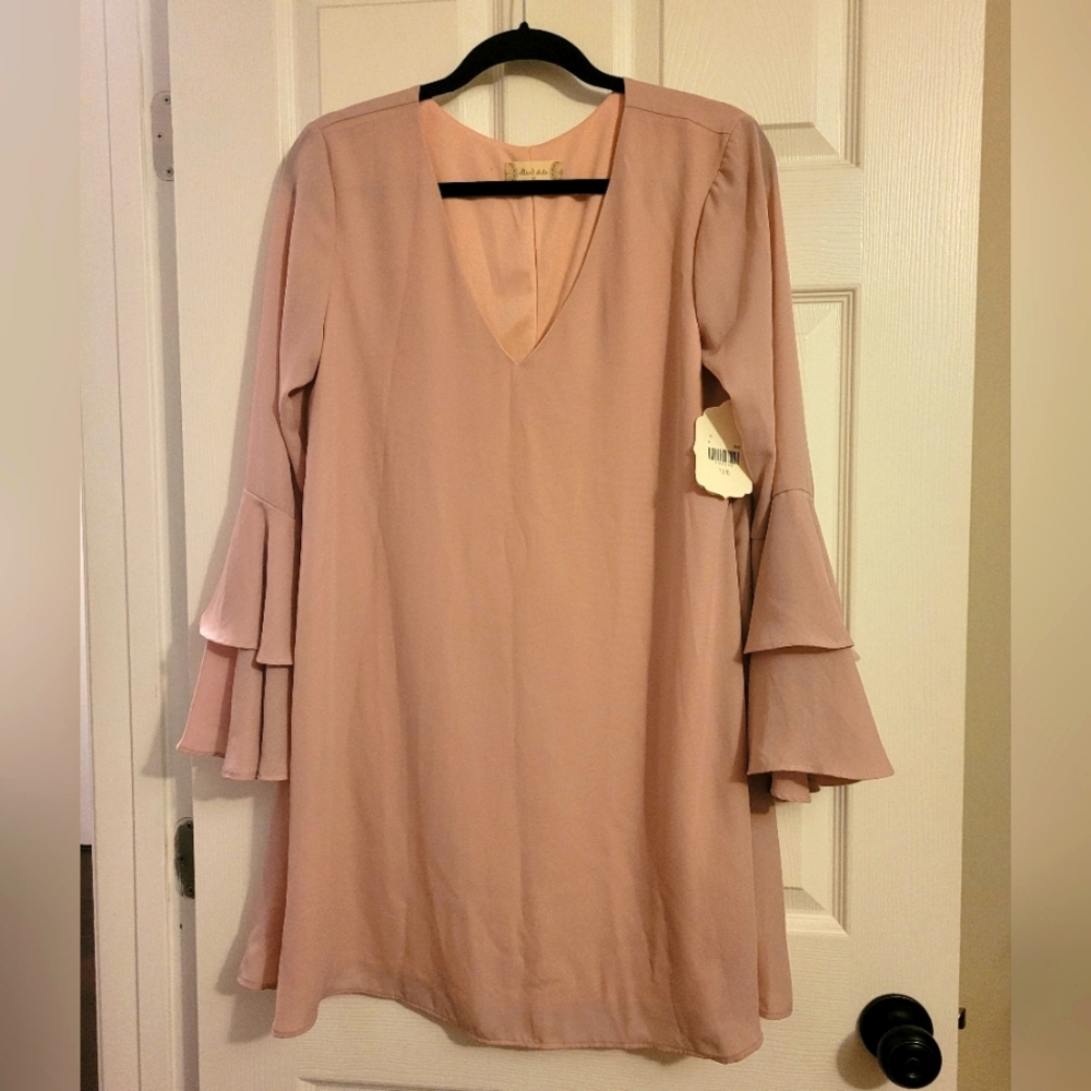 Altar'd State paper pink dress